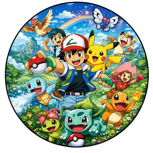 Button - 90s Theme - Futurama - Pokémon - Ash and Gang #107759