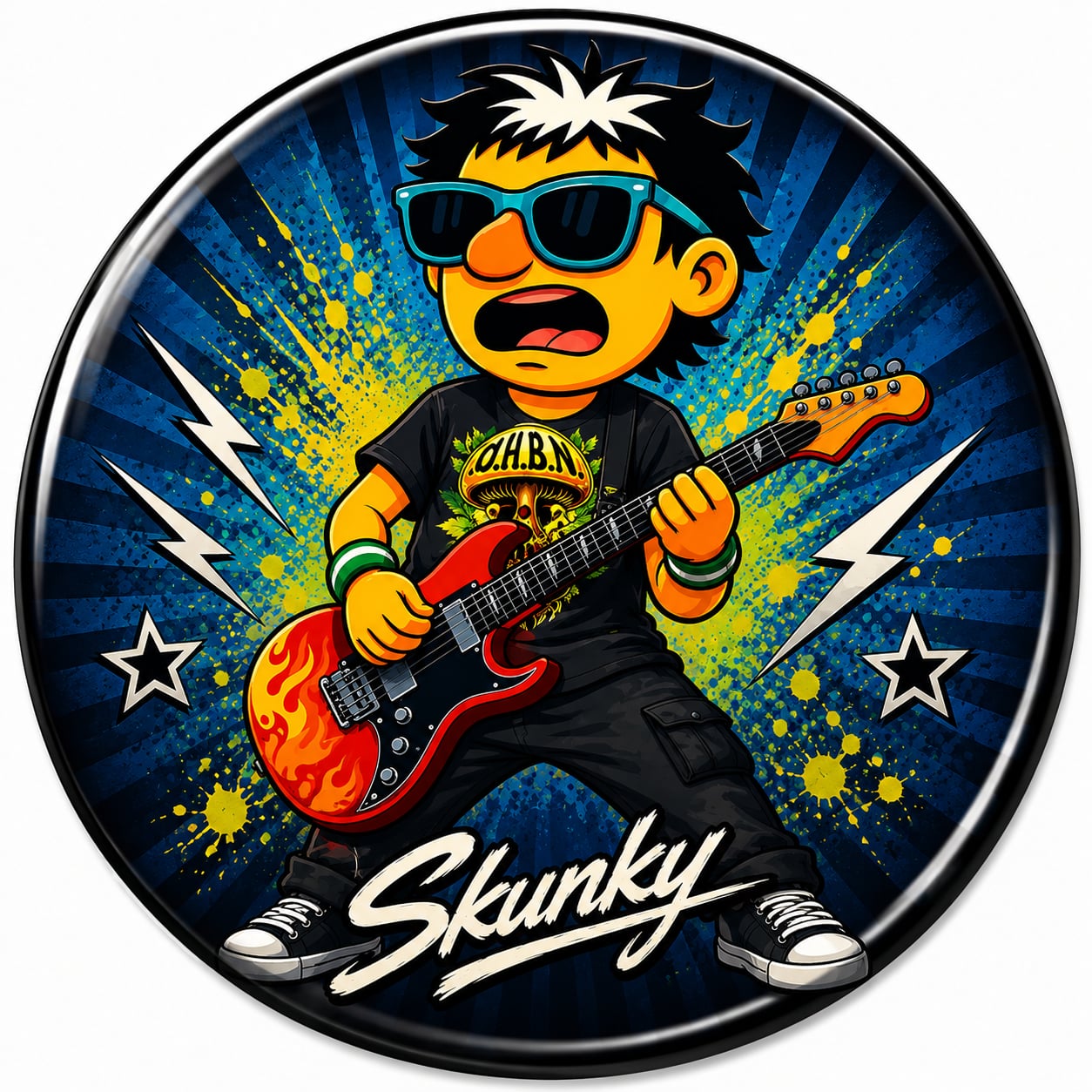 Buttons - WTHC-Radio - Skunky #108084