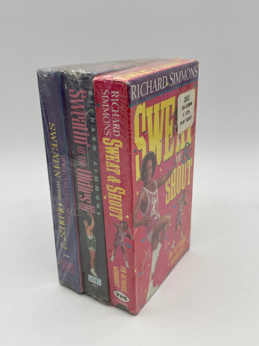 VHS - Richard Simons - 3 Pack Sweatin to the Oldies #104541