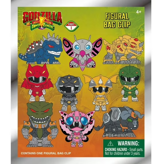 Godzilla vs Power Rangers - Bag Clip - Series 1 - Mystery Pack 2025 #108233