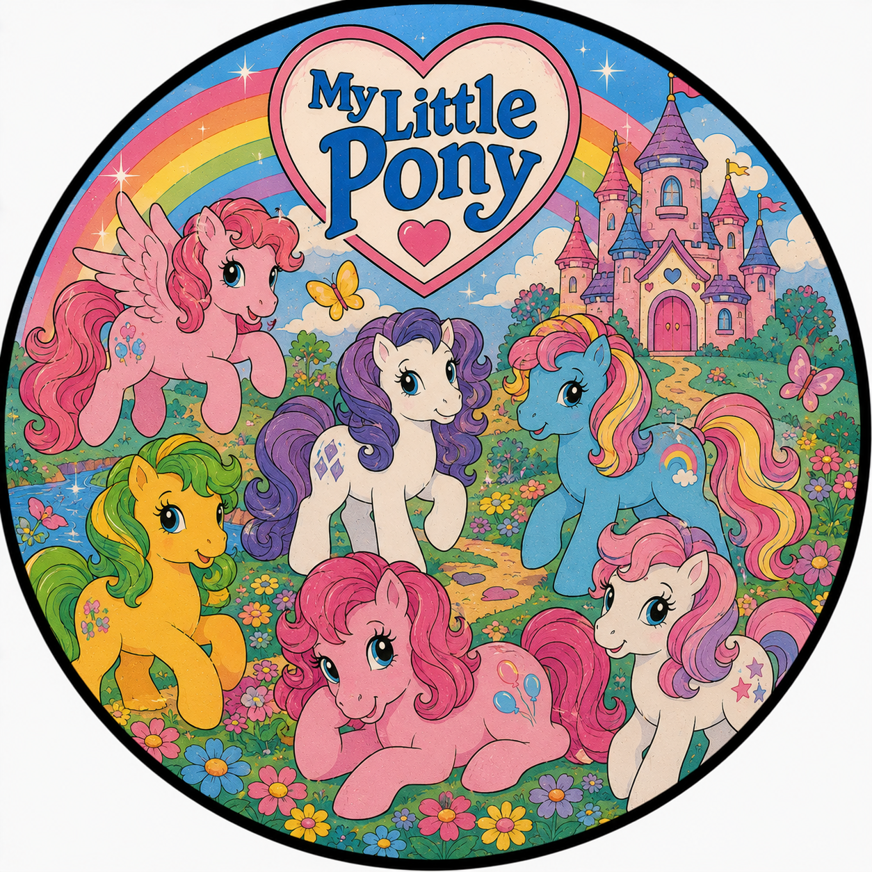 Button - 80s Theme - My Little Pony