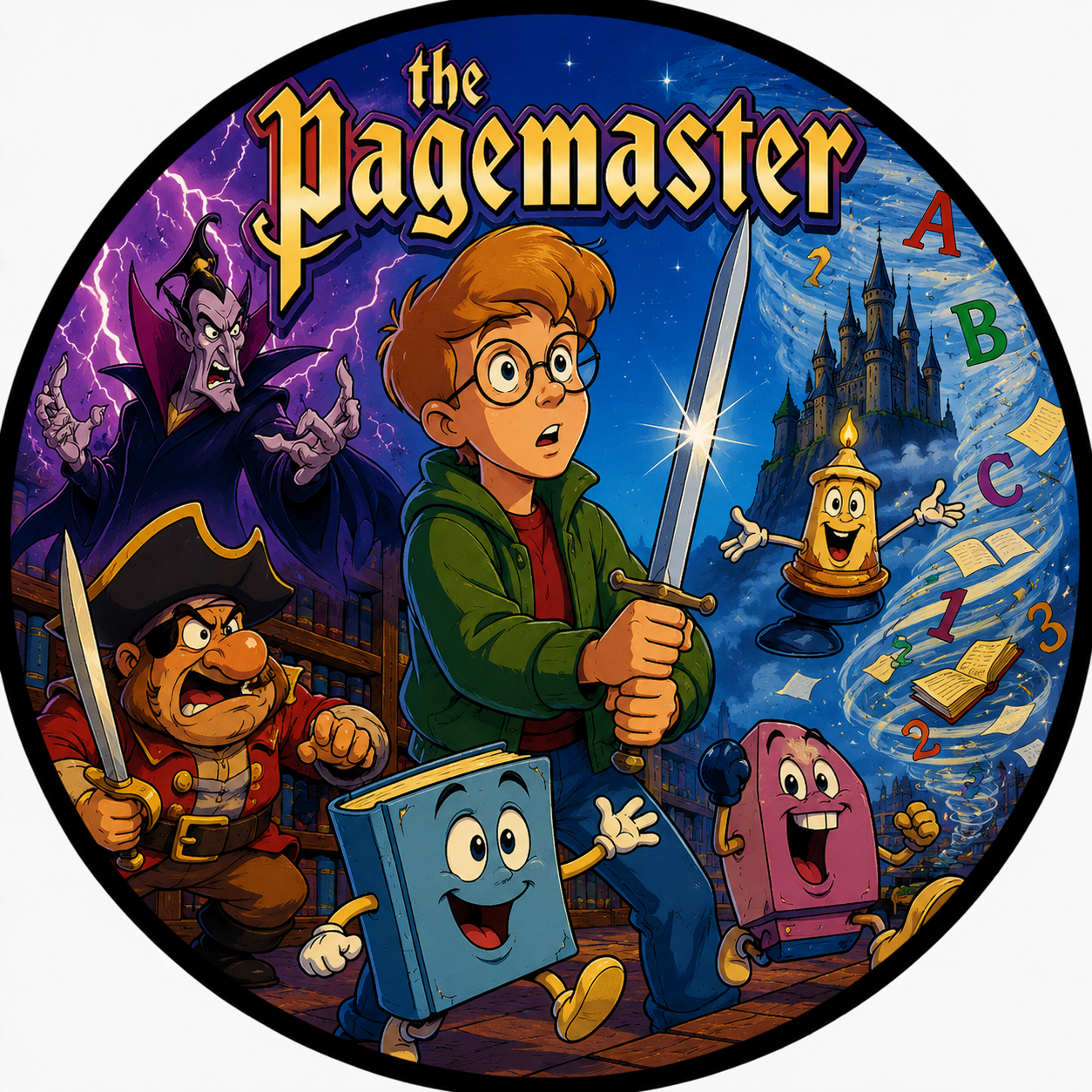 Buttons - 90s Theme - Pagemaster #108154