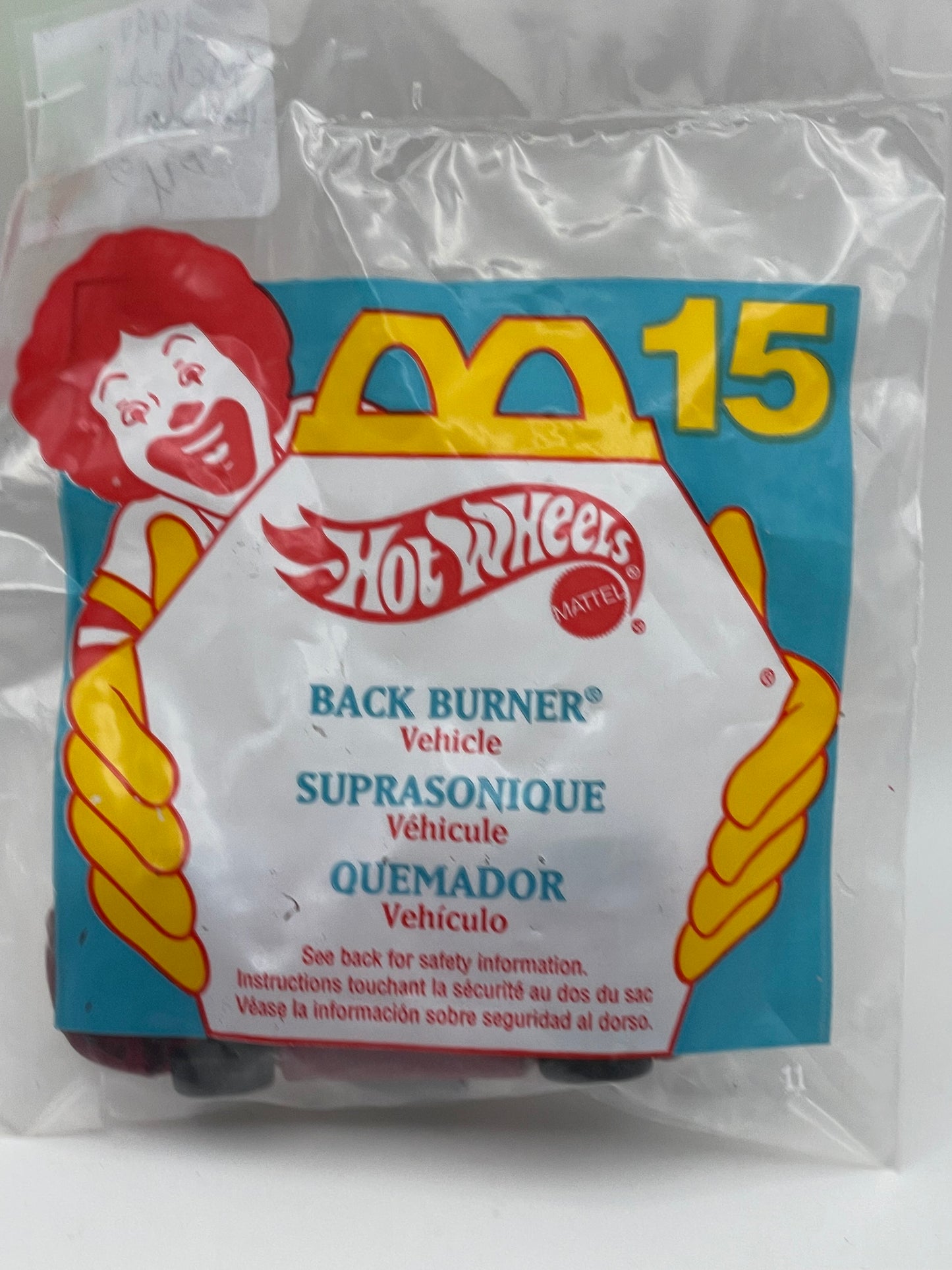 Hot Wheels - McDonald’s - #15 Back Burner 1994 #103070