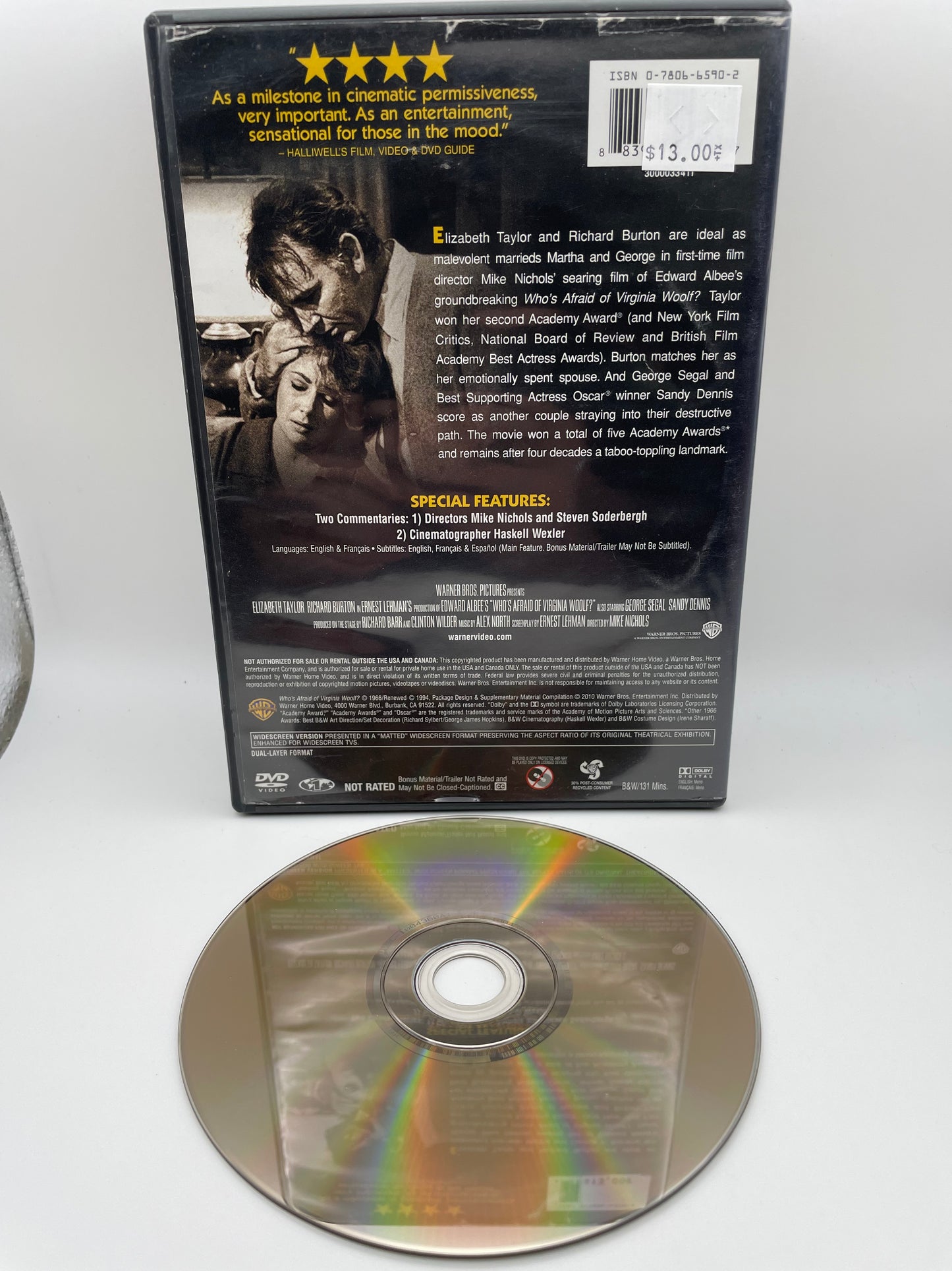 Dvd - Who’s Afraid of Virginia Woolf? #100620