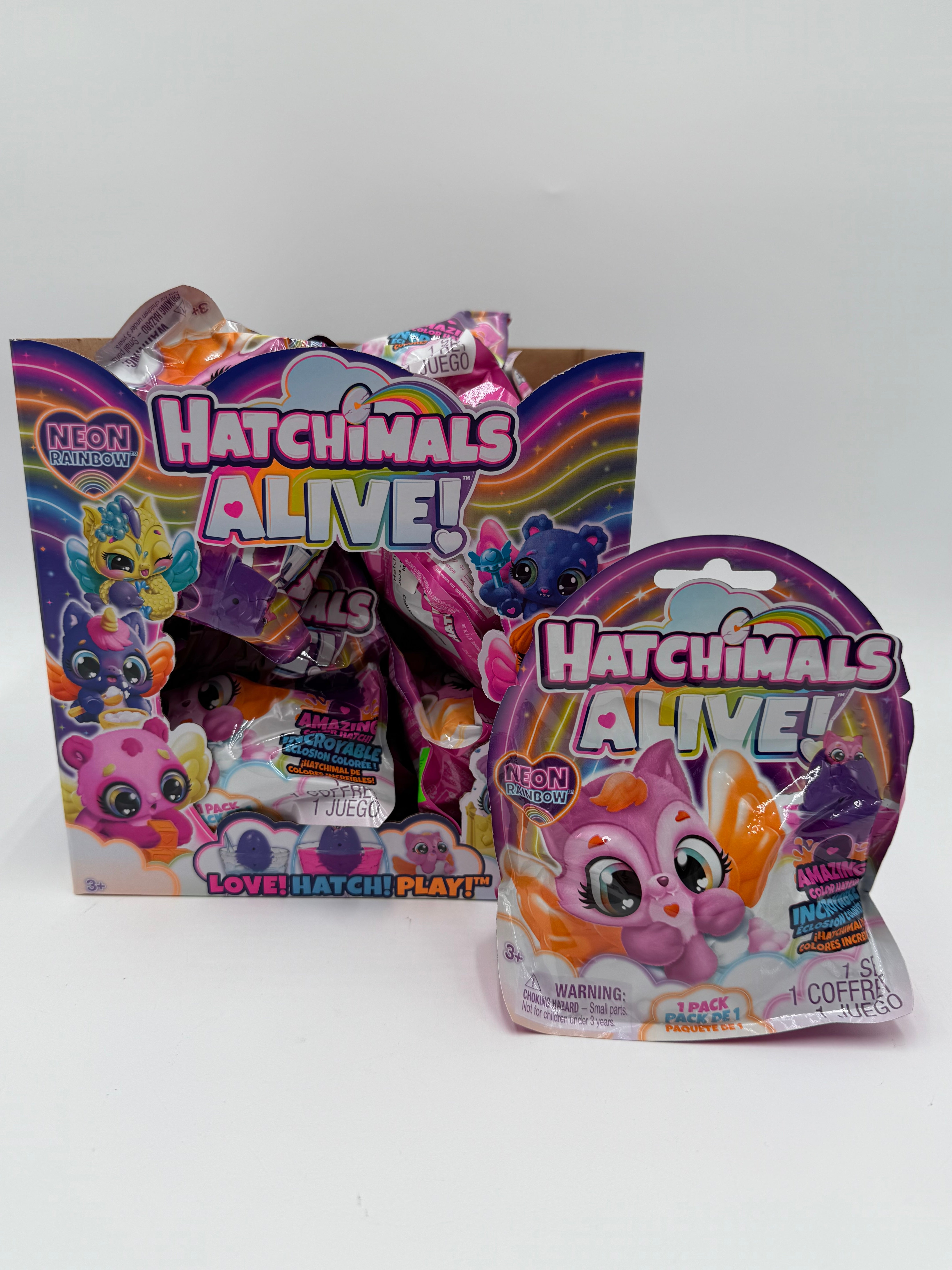 Hatchimals Alive - Neon Rainbow - Mystery Pack 2024 #107395 – Bird