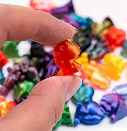 Mini Resin / 3D Print - Unicorns - Rainbow Assorted #106706