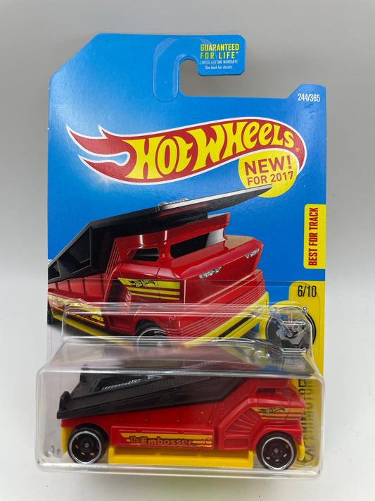 Hot Wheels - Experimotors #244 6/10 The Embosser Red 2017 #103189