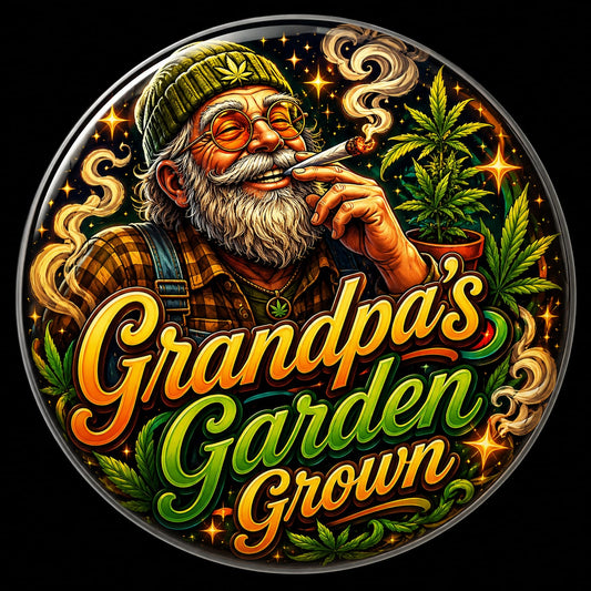 Buttons - WTHC-Radio - Garden Grown #108036
