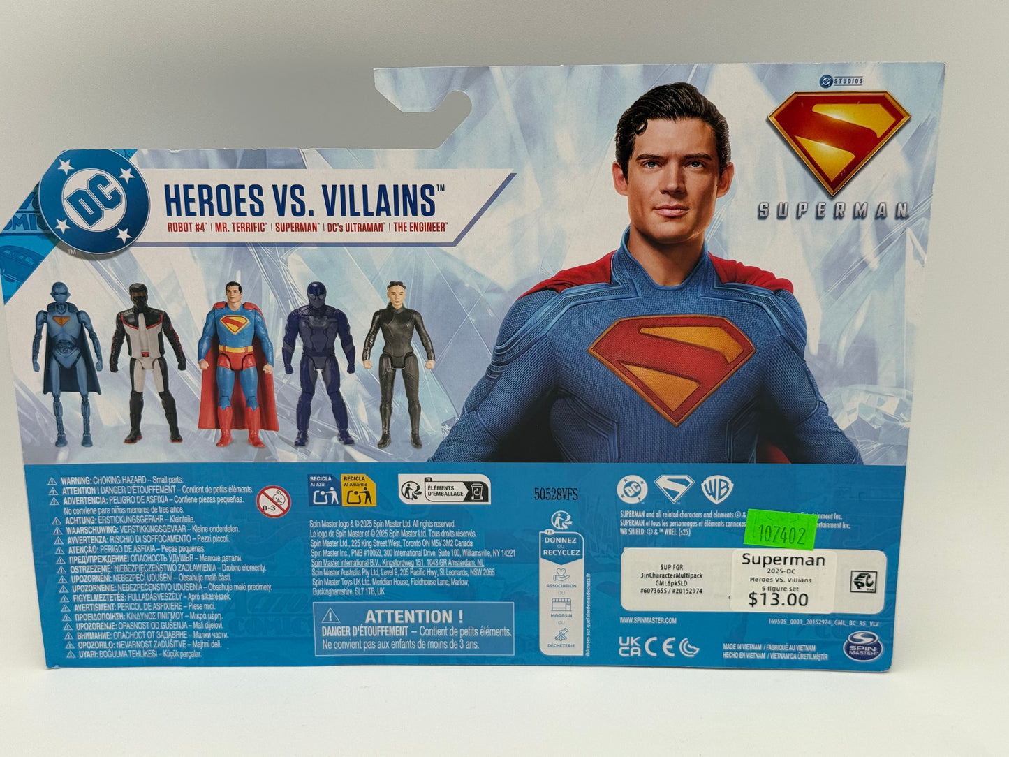 DC - Superman - Heroes vs Villains - 5 Figure Set 2025 #107402