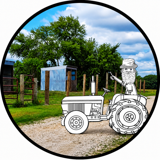Button - The PEZ Outlaw - At The Farm #108186