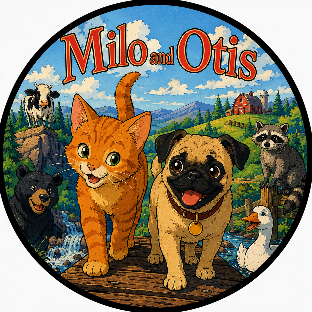 Buttons - 90s Theme - Milo and Otis #108139