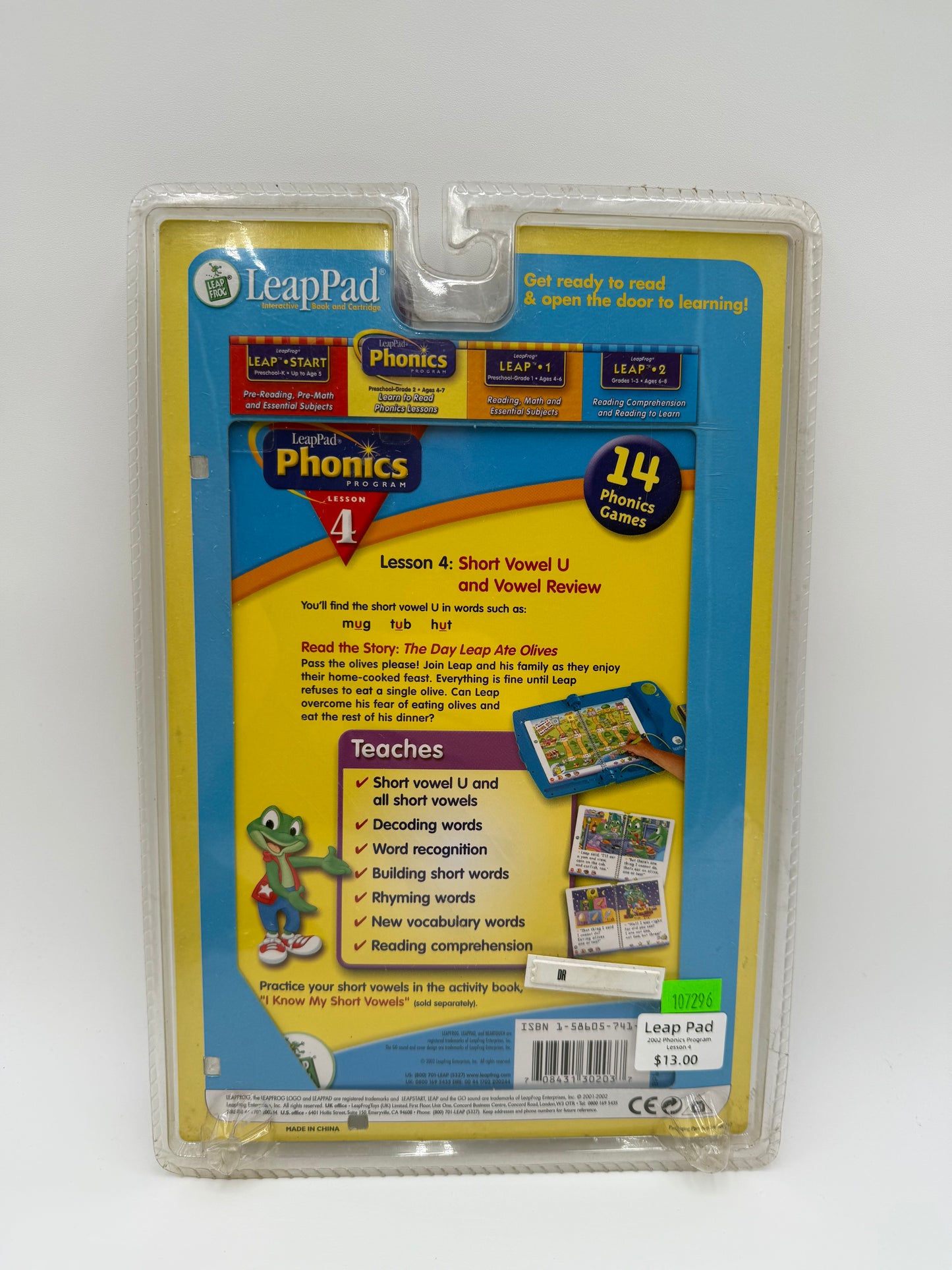 Leap Pad - Phonics Program - Lesson 4 - 2002 #107296