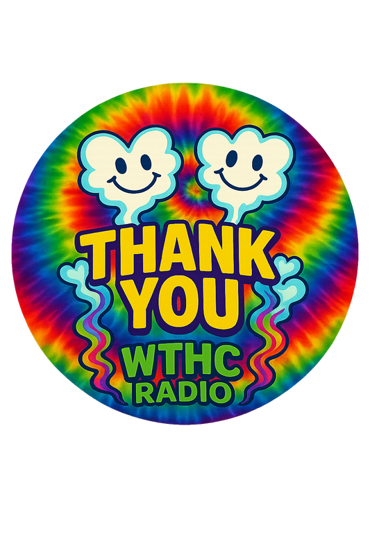 Button - WTHC-Radio - Tie-Dye Thank You
