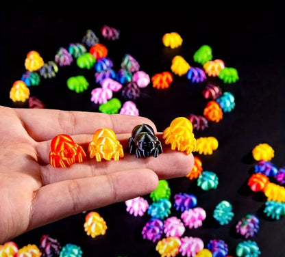Mini Resin / 3D Print - Spiders - Assorted Colors #107200