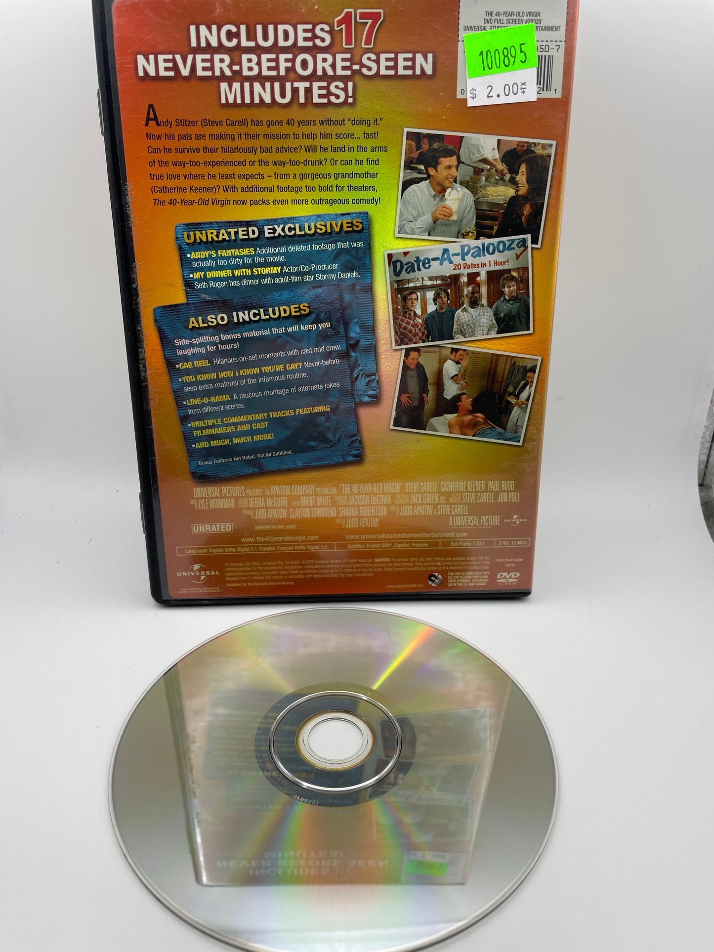 DVD - 40 Year Old Virgin 2005 #100895