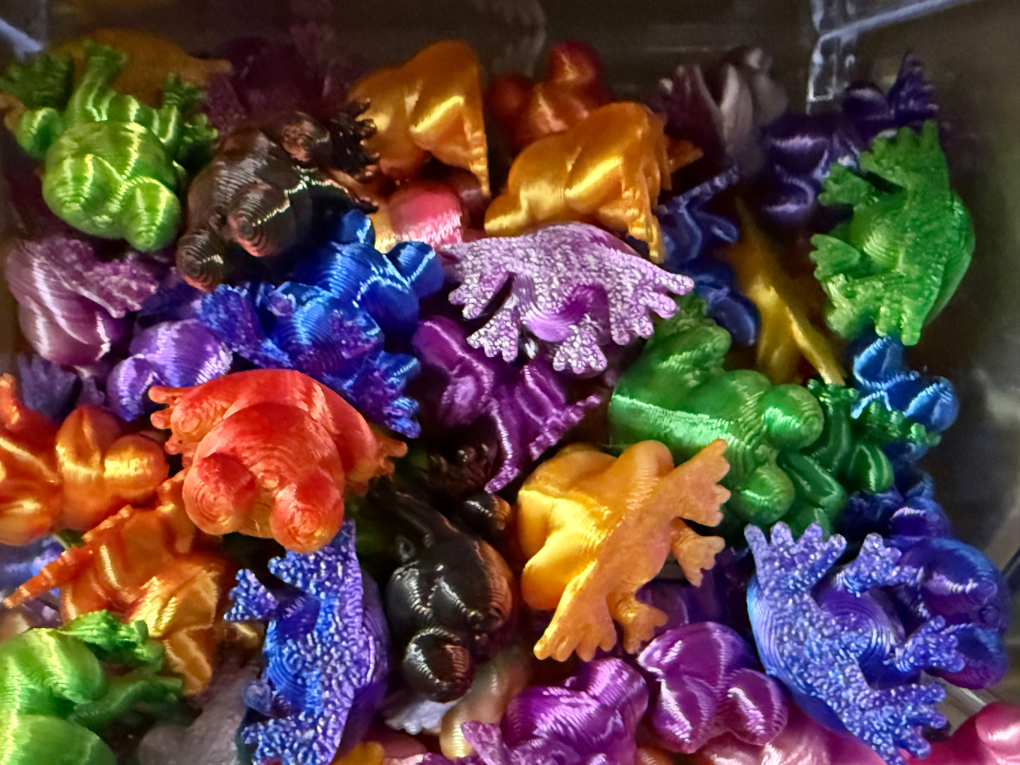 Mini Resin / 3D Print - Big Eyed Frogs - Assorted Colors #107190