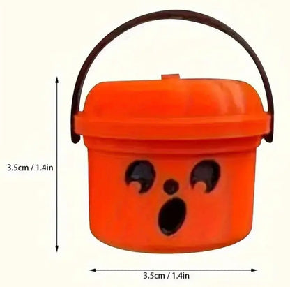 Resin / 3D Print - Mini Halloween Bucket - Assorted Styles & Colors #107221