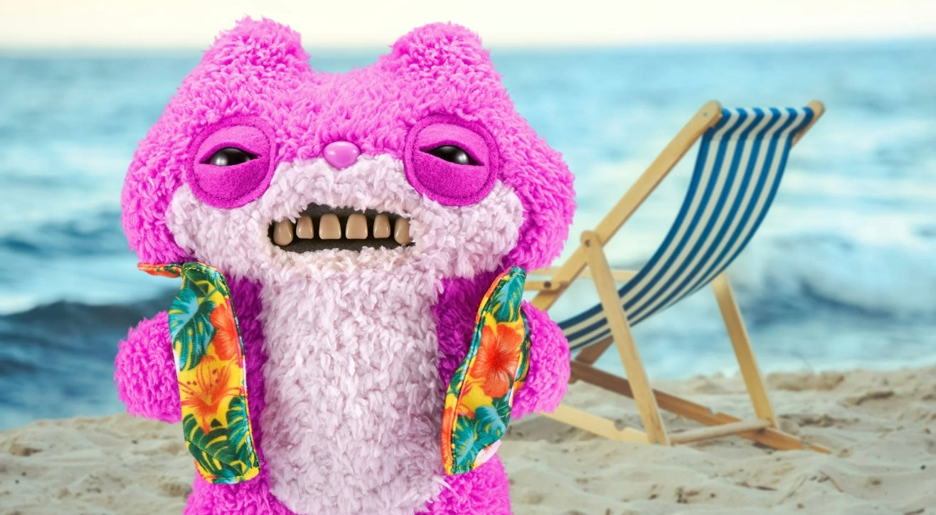 Fuggler - Vacay Vibes - Pink Sherpa Sketchy Squirrel 2024 #107391