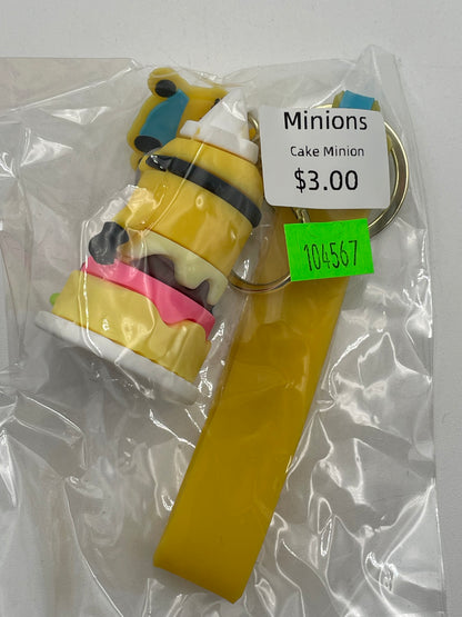 Minions - Key Chain - Cake #104567