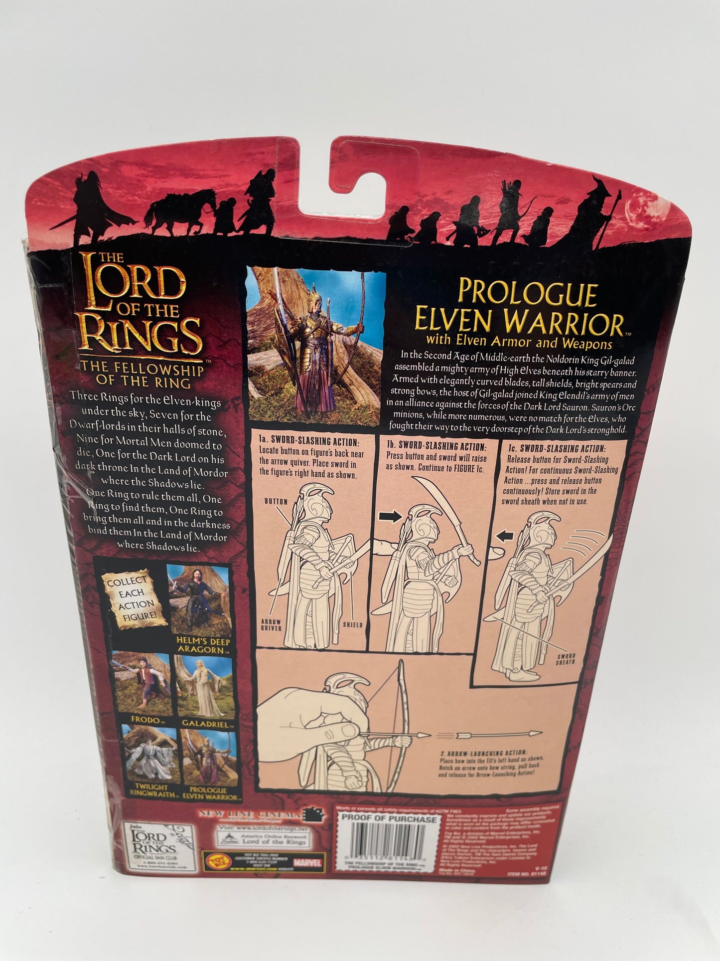 Lord of the Rings - The Two Towers - Prologue Elven Warrior 2002 #104798