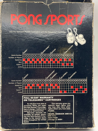 ATARI - Pong Sports 1977 #103563