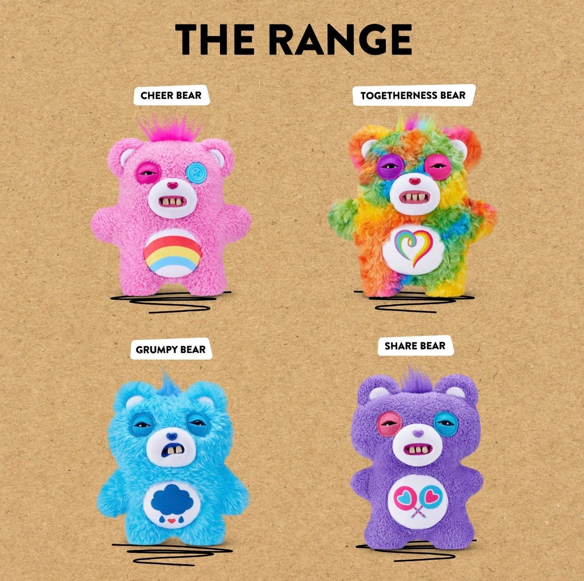 Fugglers - Care Bears - Grumpy Bear 2025 #107450