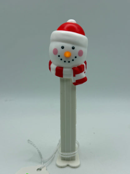 PEZ - Mfg China - Snowman Red White Scarf 2019 #107522