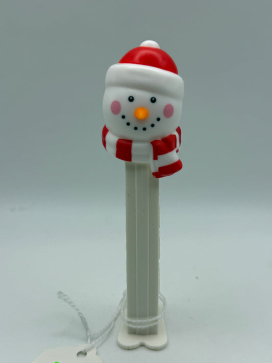 PEZ - Mfg China - Snowman Red White Scarf 2019 #107522