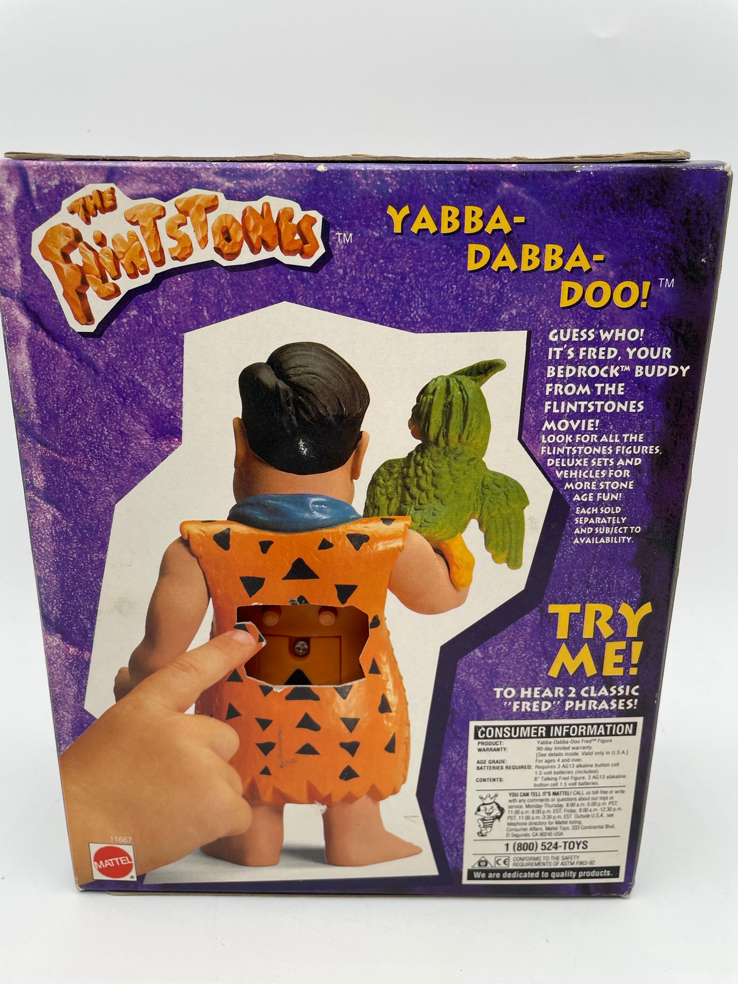 Flintstones - Yabba Dabba Doo Talking Fred 1993 #104748