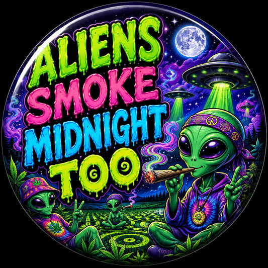 Buttons - WTHC-Radio - Aliens Smoke #107973