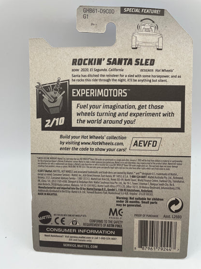 Hot Wheels - Experimotors #53 2/10 Rockin’ Santa Sled Gold 2020 #103197