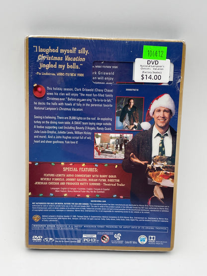 DVD - National Lampoons Christmas Vacation- SEALED #104412