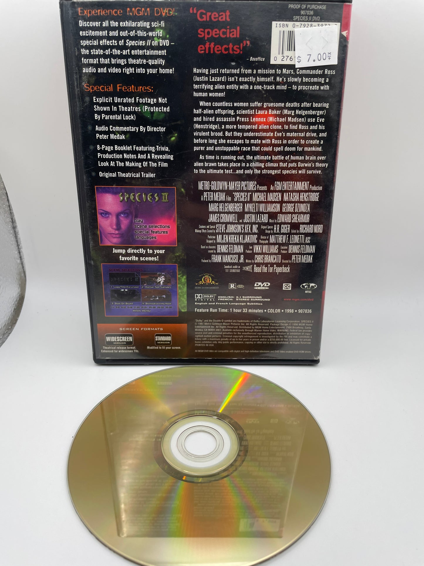 Dvd - Species II 1997 #100634