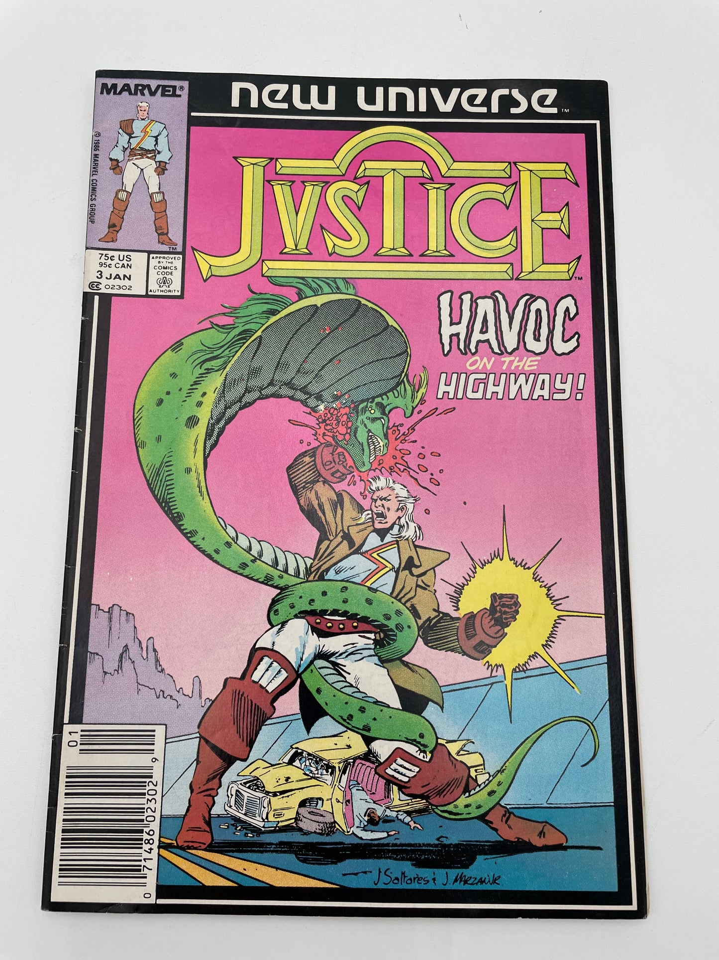 Marvel Comics - Jvstice #3 January 1987 #102260