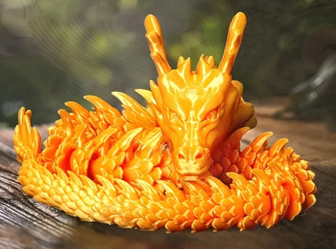 Resin / 3D Print - Articulated - Large Dragons - Assorted Colors #107222