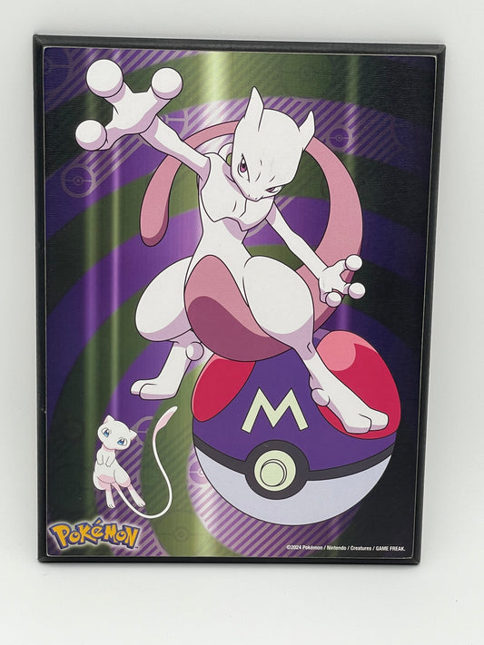 Pokémon - Hanging Wood Print -  Mewtwo 2024 #104244