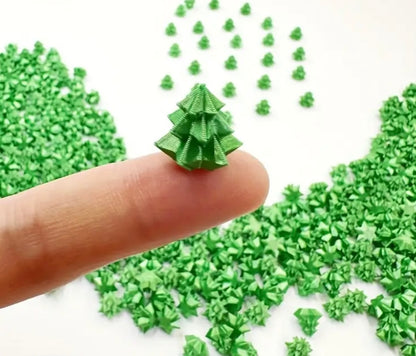 Mini Resin / 3D Print - Christmas Trees - Assorted Colors #107214