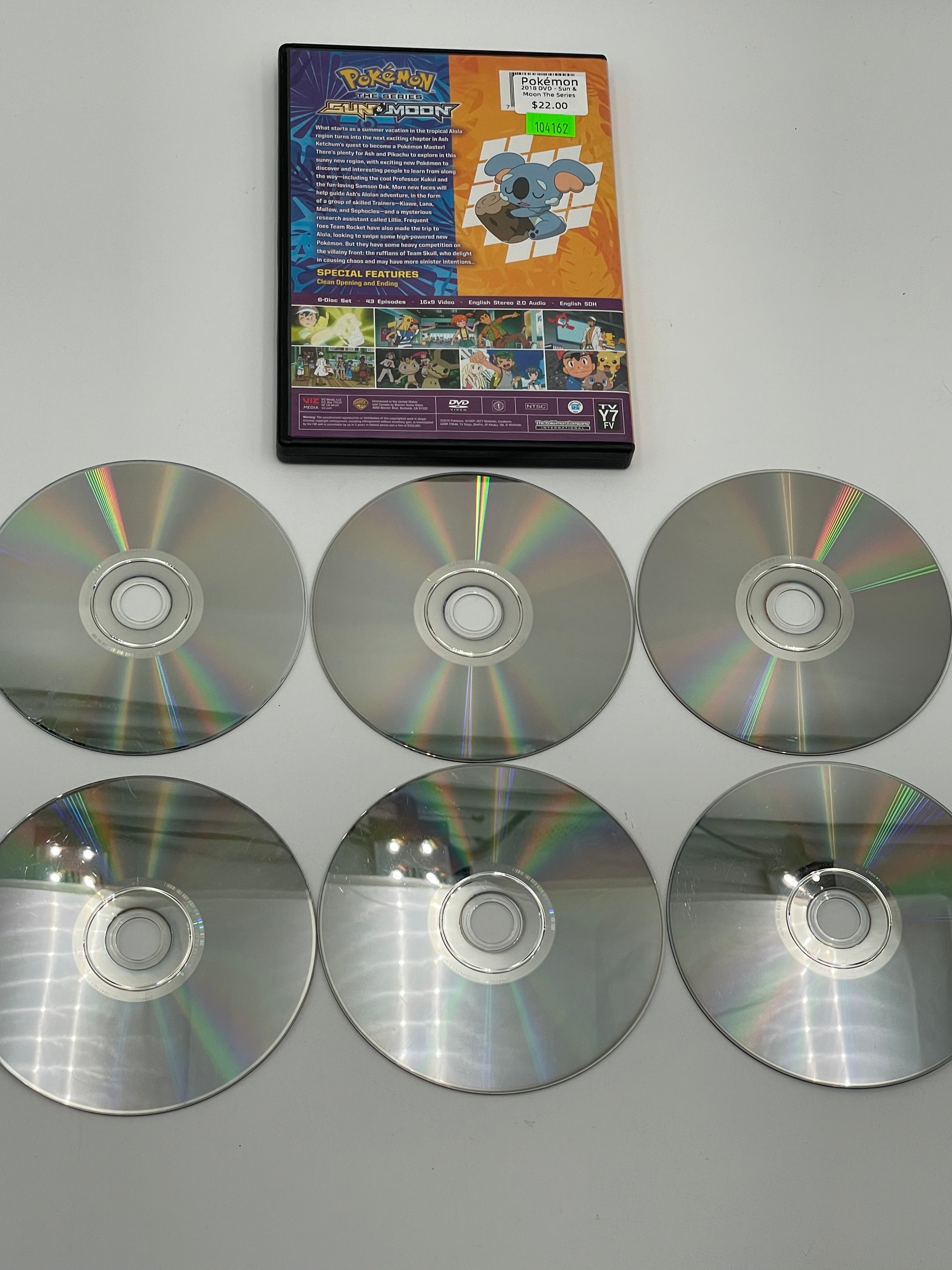 Pokémon - DVD - Sun & Moon The Series 2018 #104162 – Bird n Pokémon - DVD - Sun & Moon The Series 2018 #104162 – Bird n