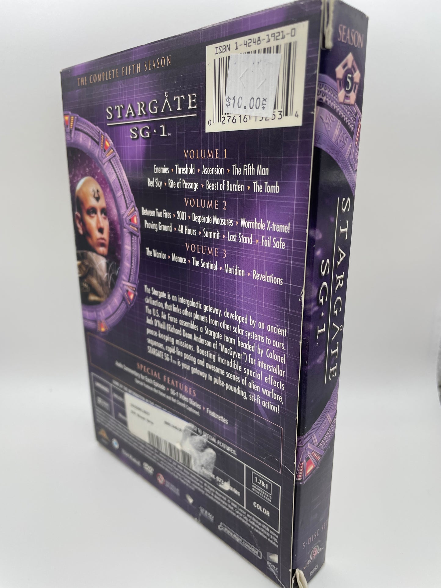 Dvd - Stargate SG1 - Season 5 Set 2001 #100618