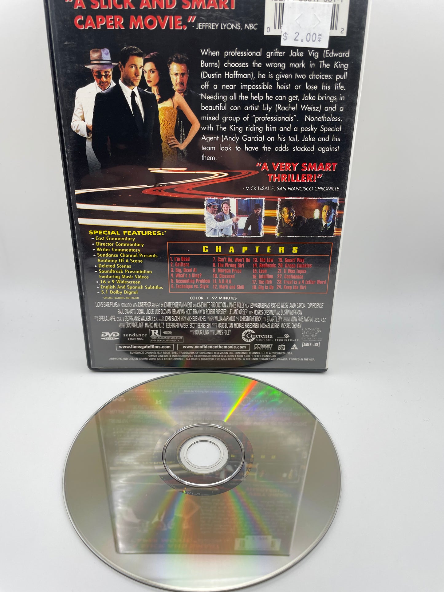 Dvd - Confidence #100571