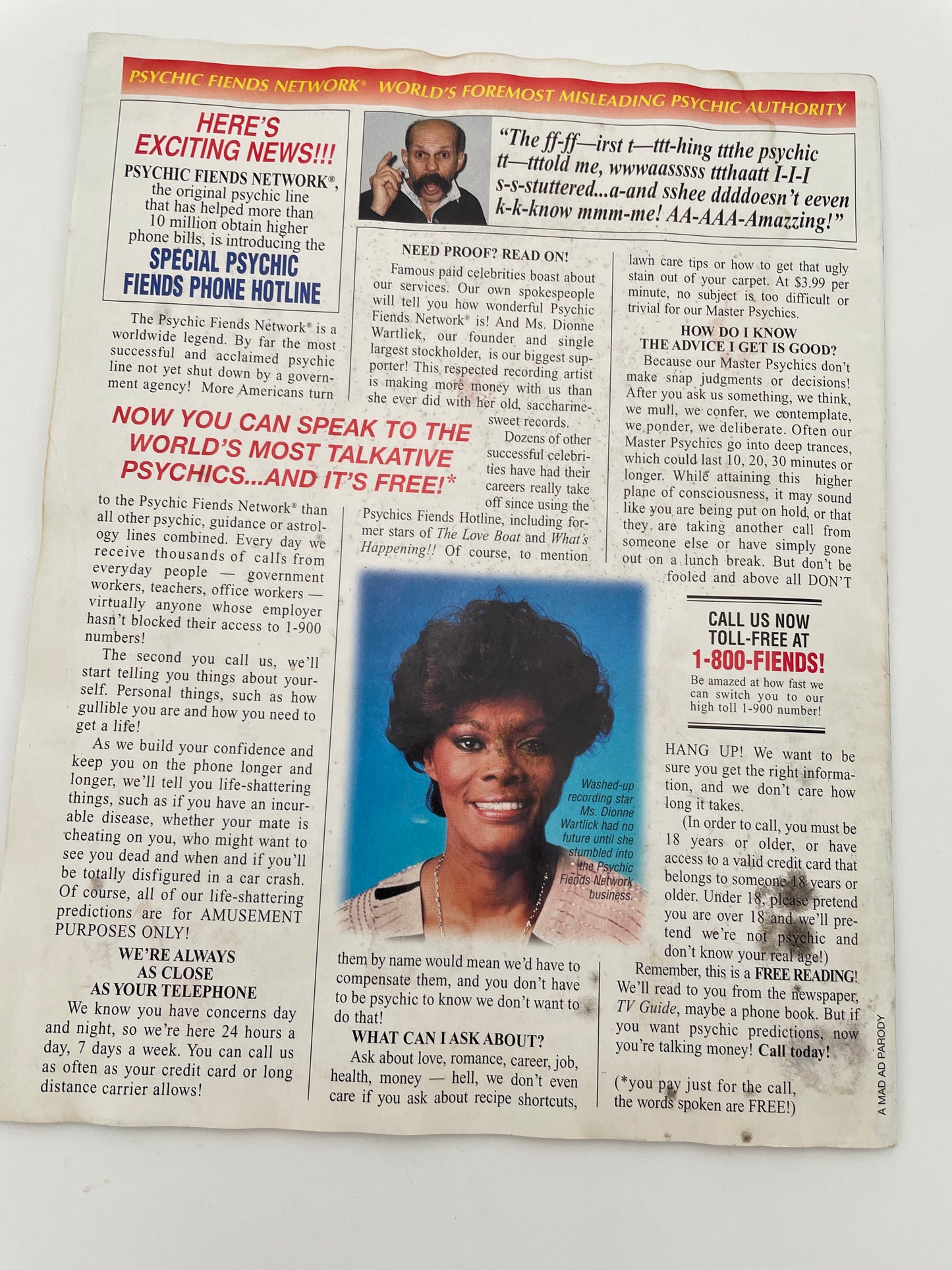 Mad Magazine - Proof Reader Wanted #355 - March 1997 #101534
