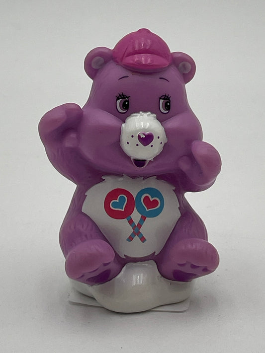 Care Bear - Cloud Sitter - Share Bear w/ Purple Hat 2004 #103666