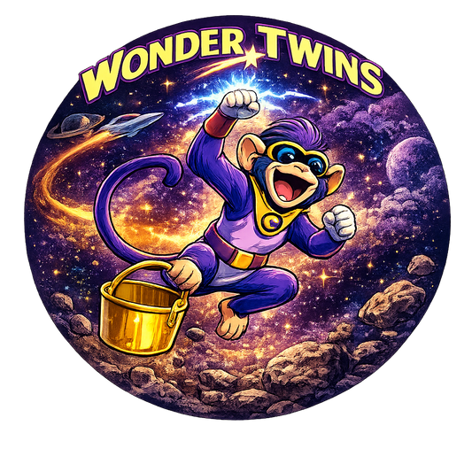 Button - 80s Theme - Wonder Twins - Gleek #107659