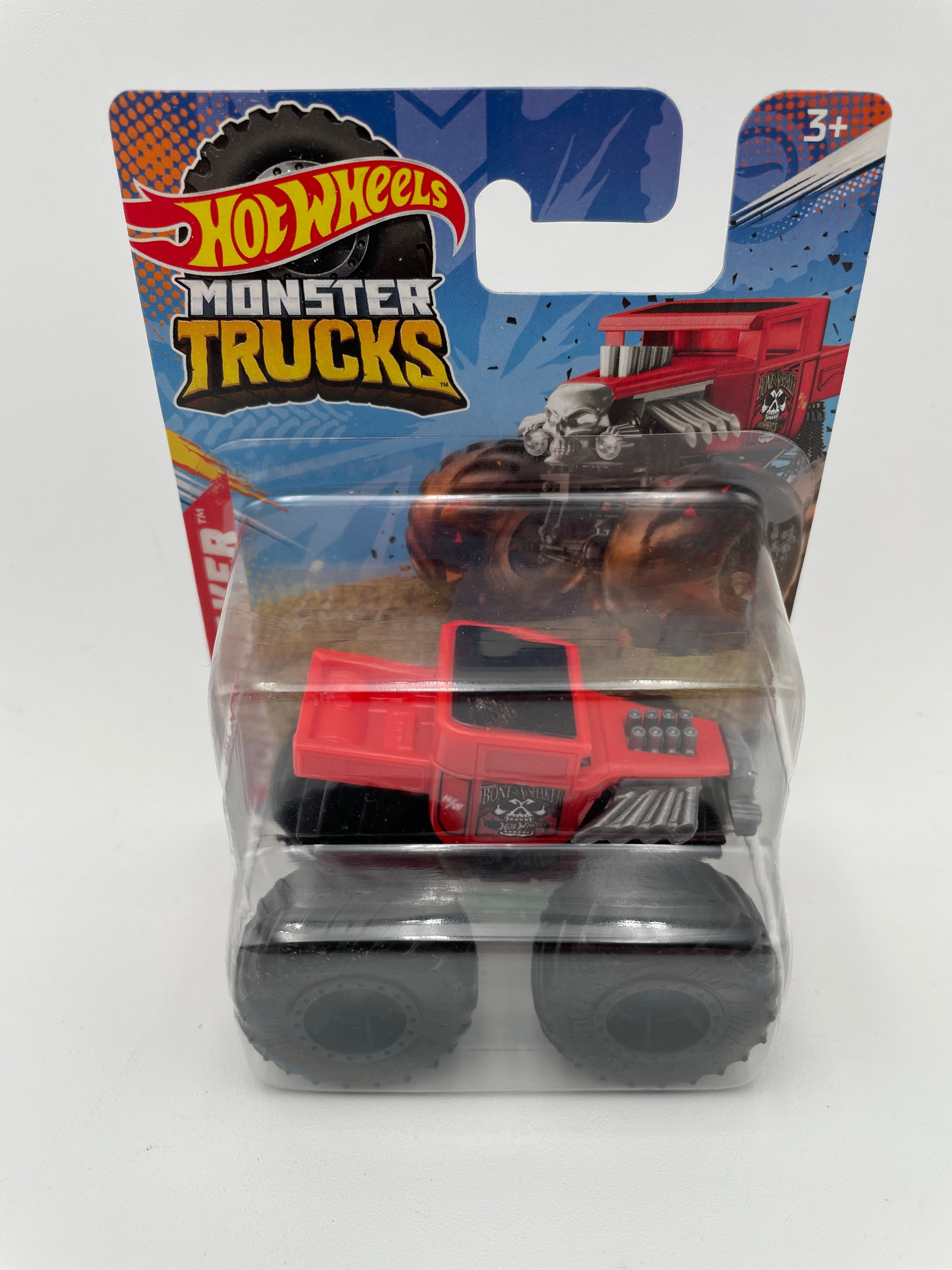 Hot Wheels - Bone Shaker Red Monster Truck 2022 #103452 – Bird n