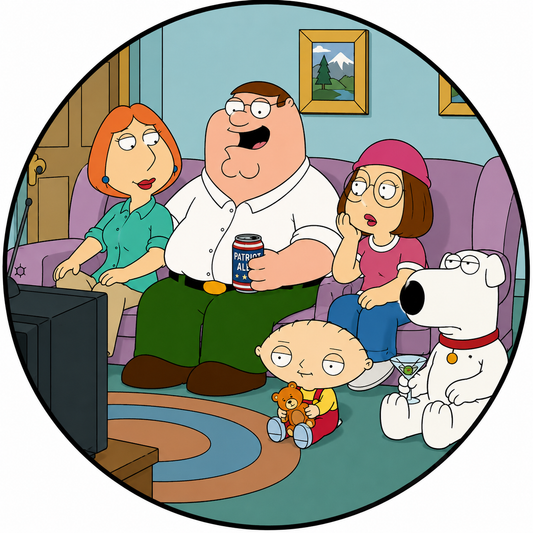 Button - 90s Theme - Family Guy - Couch #107751