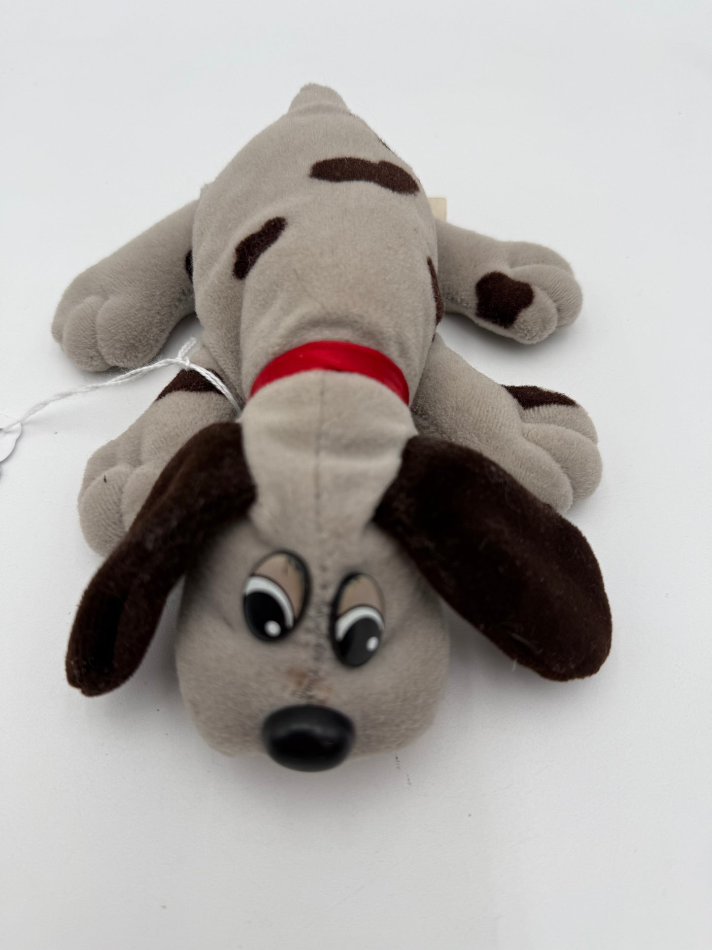 Pound Puppies - Tonka - Plush - Small Grey w/ Brown Spots Dog 1985 #105185