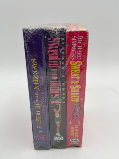 VHS - Richard Simons - 3 Pack Sweatin to the Oldies #104541