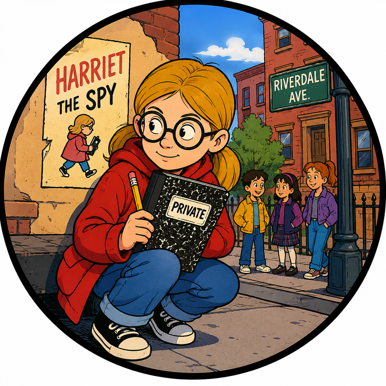Buttons - 90s Theme - Harriet The Spy #108120