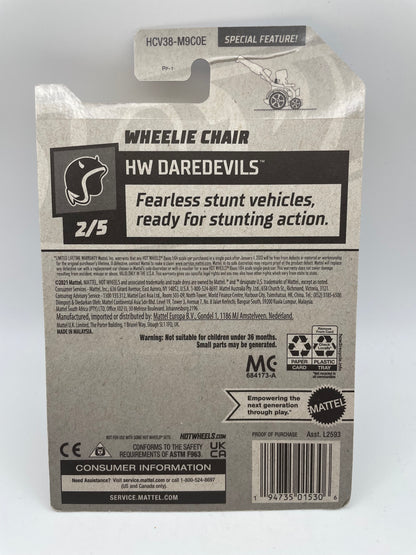 Hot Wheels - Daredevils #96 2/5 Wheelie Chair Green/Orange 2022 #103185