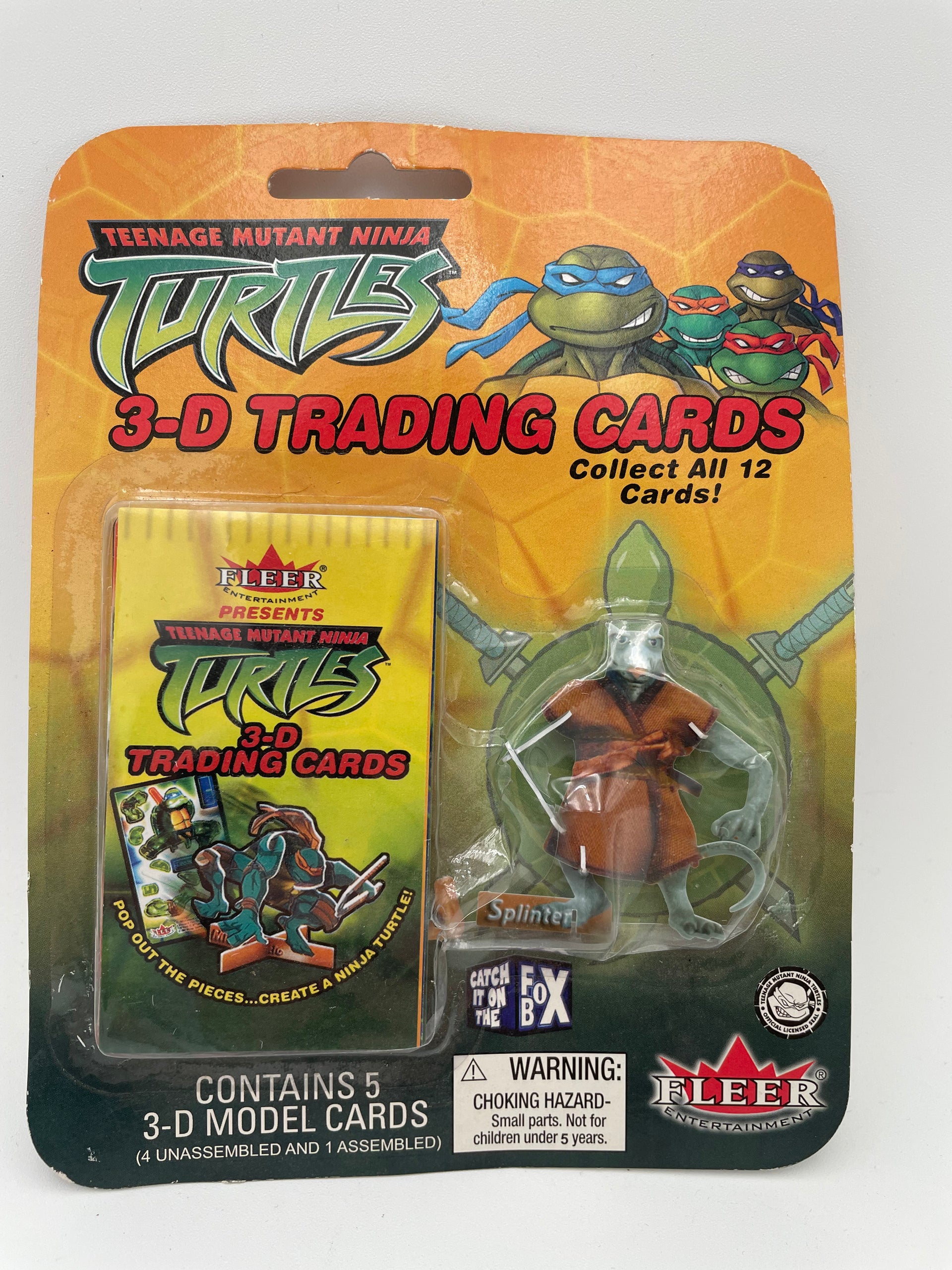 TMNT - 3D Trading Cards - Splinter 2003 #102678 – Bird n' Squirrel
